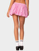 EDIKTED Hila Pinstripe Bubble Mini Skirt image number 5