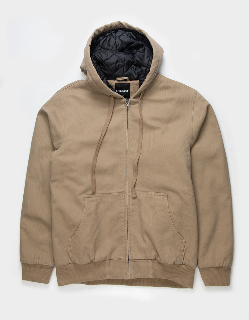 RSQ Mens Hooded Twill Jacket image number 1