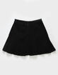 RSQ Girls Pleated Denim Cheer Skirt image number 3