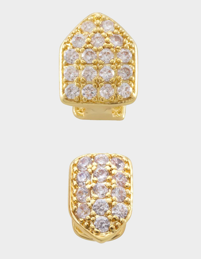 KING ICE Iced Single Upper Tooth Cap Grillz image number 0