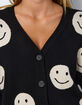 NOISY MAY Smiley Face Womens Cardigan image number 3