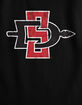 SAN DIEGO STATE UNIVERSITY Womens Cropped Tank Top image number 3