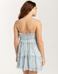 FULL TILT Ruffle Tier Womens Slip Dress image number 4