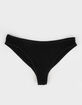 SKY & SPARROW Rib Laceside Bikini Panties image number 1