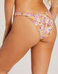 FULL TILT Floral High Leg Cheekier Bikini Bottoms image number 3