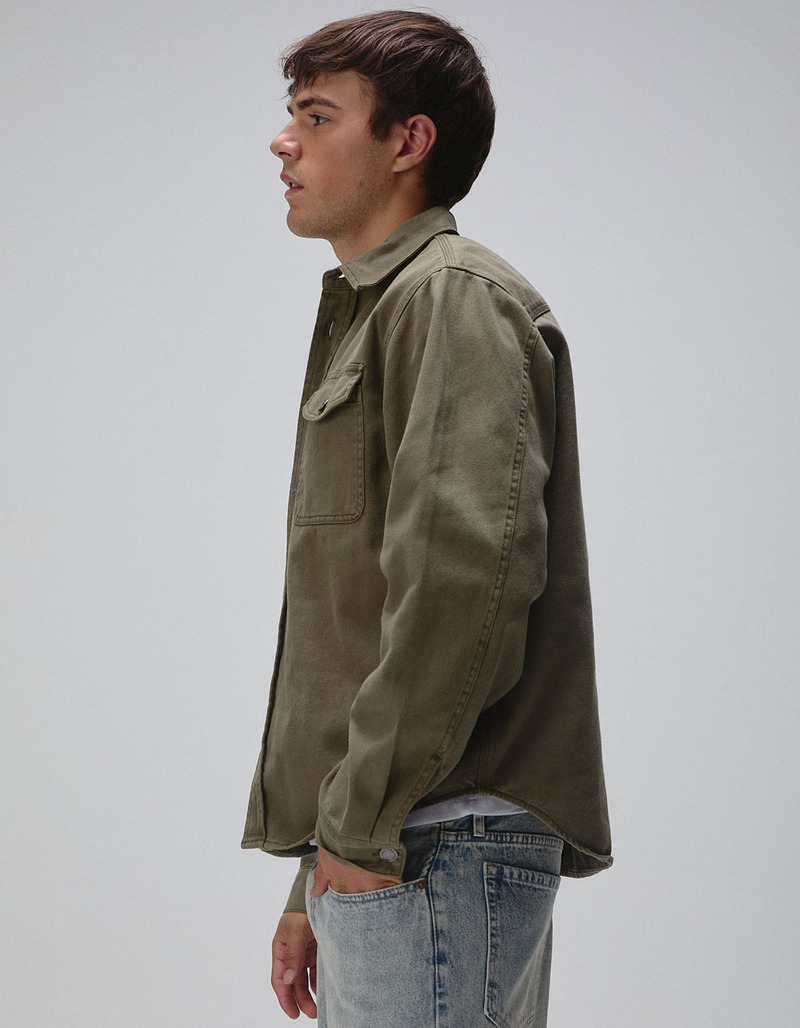 RSQ Mens Twill Overshirt image number 5