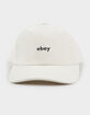 OBEY Lowercase 6 Panel Corduroy Strapback Hat image number 2