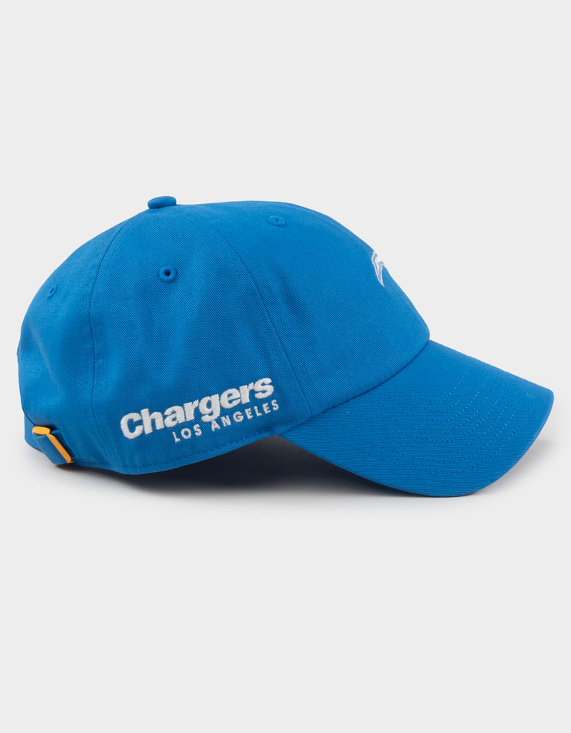 47 BRAND Los Angeles Chargers Foundational '47 Clean Up Strapback Hat image number 2