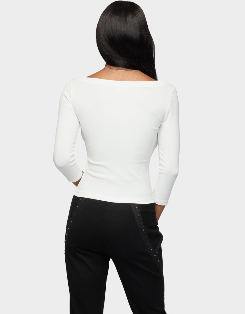 EDIKTED Iklara Button Up Top image number 2