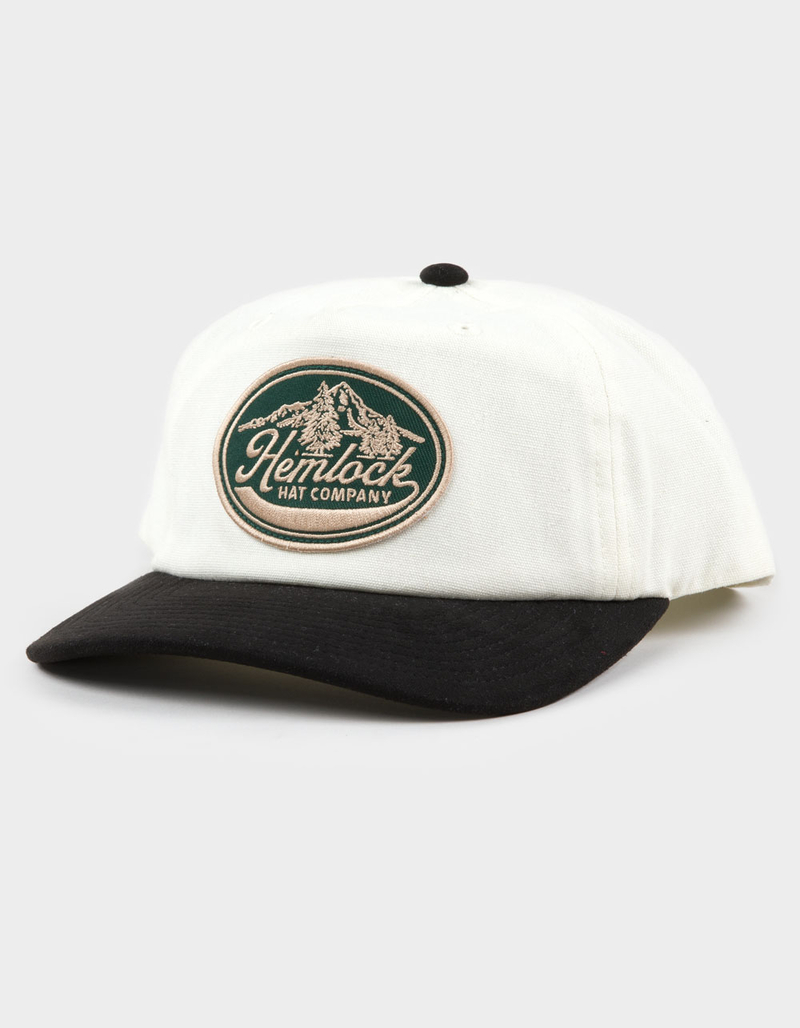 HEMLOCK HAT CO. Alpine 5 Panel Snapback Hat image number 0