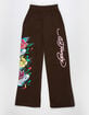 ED HARDY Tiger Rose Girls Wide Leg Sweatpants image number 1