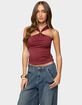 EDIKTED Cielle Wide Strap Gathered Top image number 1