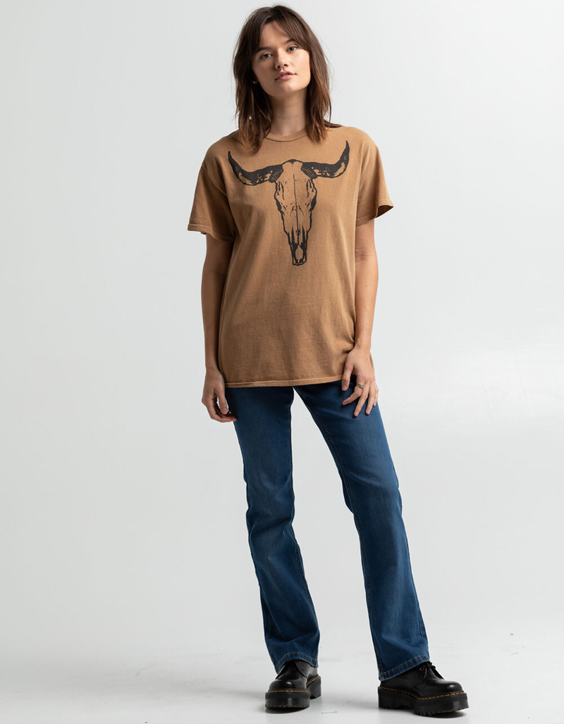 FULL TILT Horn Womens Oversized Tee image number 3