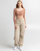 BDG Urban Outfitters Womens Stripe Crop Cardigan image number 4