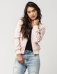 FULL TILT Matte Satin Womens Bomber Jacket image number 1