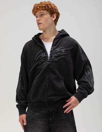 RSQ Mens Zip-Up Hoodie Alternative Image