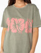 ROXY Flower Block Womens Boyfriend Tee image number 2
