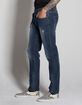 RSQ Seattle Mens Skinny Taper Stretch Ripped Jeans image number 3
