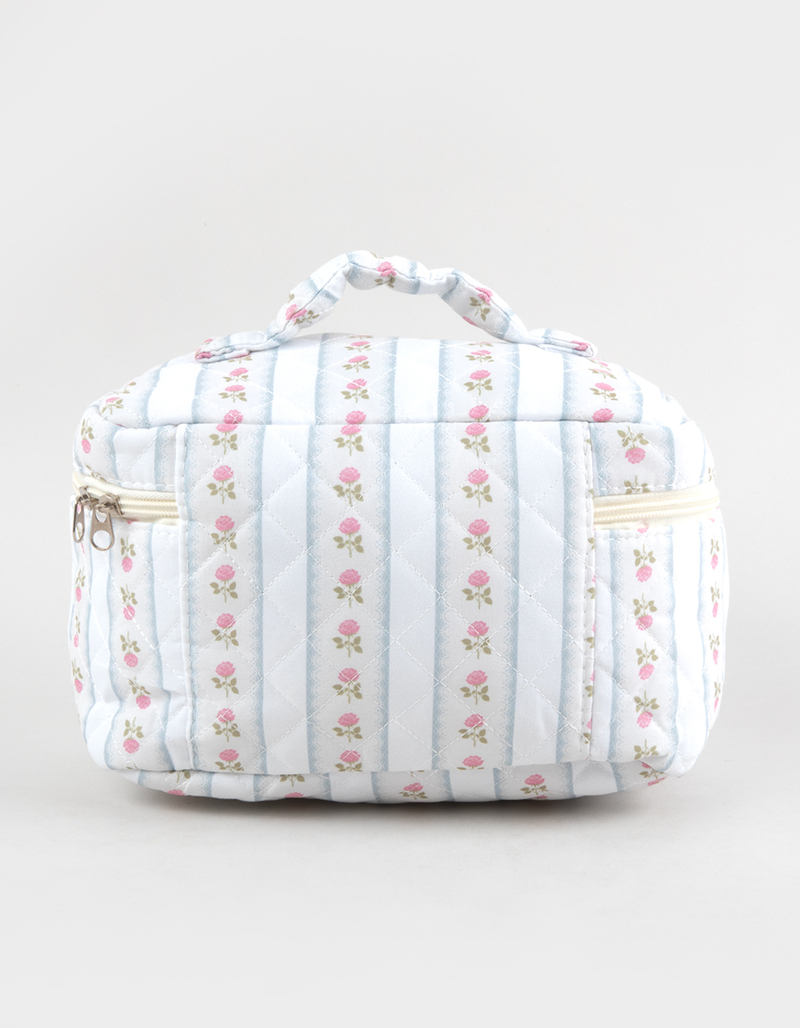 TILLYS Quilted Stripe Cosmetic Bag image number 2
