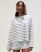 FULL TILT Stripe Womens Long Sleeve Tee image number 1