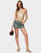 EDIKTED Dixie Backless Sequin Triangle Top image number 5