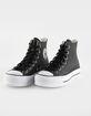 CONVERSE Chuck Taylor All Star Lift Platform Leather High Top Womens Shoes image number 1