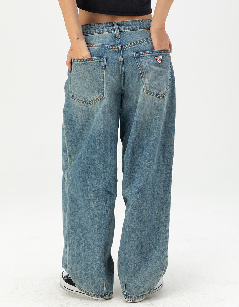 GUESS ORIGINALS Womens Tapered Baggy Jeans image number 3