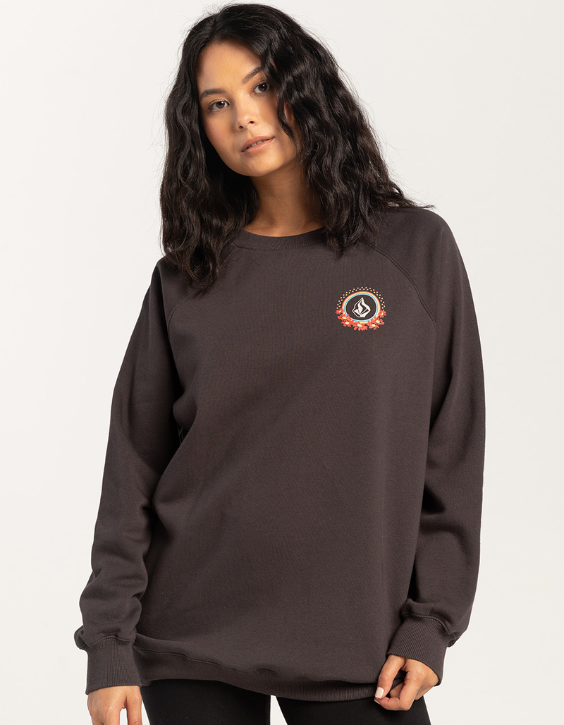 VOLCOM Stone Magic Womens Boyfriend Crewneck Sweatshirt image number 1