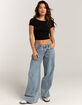 RSQ Womens Low Rise Wide Leg Jeans image number 1
