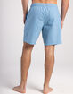 BLUE CROWN Mushroom Color Changing Mens 7" Swim Shorts image number 6
