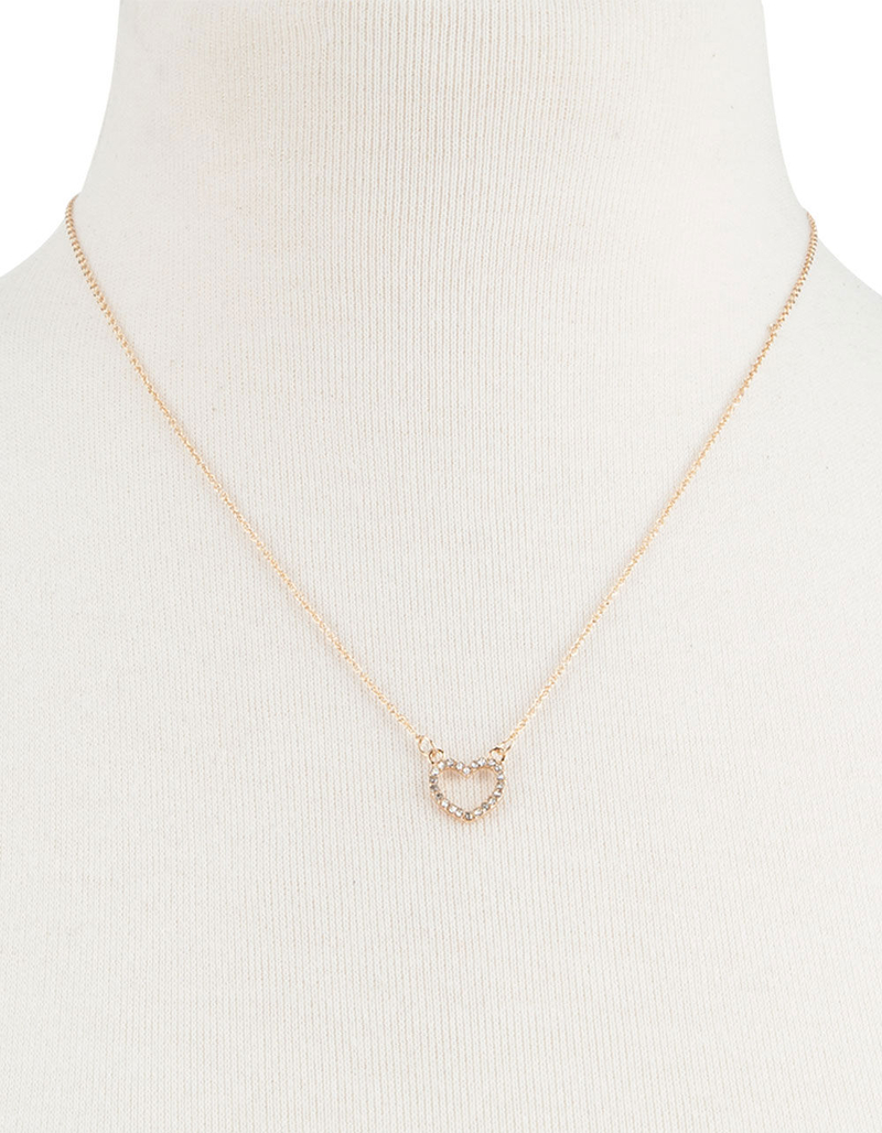 FULL TILT Heart Dainty Necklace image number 1