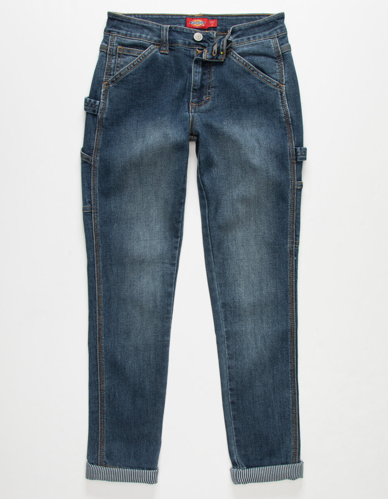 DICKIES Denim Girls Carpenter Pants image number 1