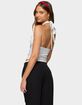 EDIKTED Blaire Polka Dot Halter Top image number 3