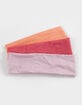 FULL TILT 3 Pack Soft/Shimmer Headbands image number 1