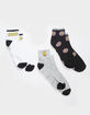 FULL TILT 3 Pack Smiley Womens Socks image number 1