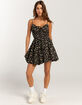 RSQ Womens Cinch Waist Slip Dress image number 2