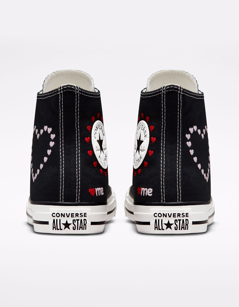 CONVERSE Chuck Taylor All Star Embroidered Hearts Womens Shoes image number 6