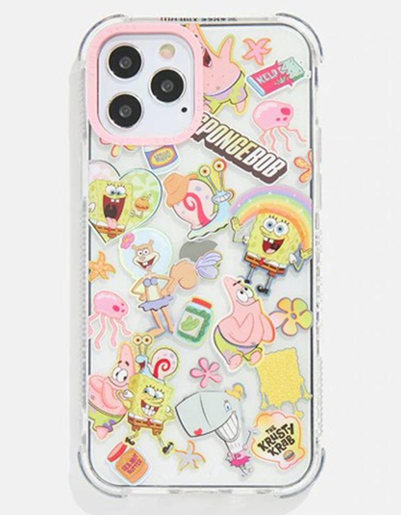SKINNYDIP x SpongeBob Sticker Shock iPhone 12/12 Pro Phone Case image number 0