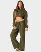 EDIKTED Brenna Low Rise Wide Sweatpants image number 5