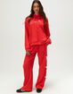 THE MAYFAIR GROUP You're A Star Womens Oversized Waffle Knit Hoodie image number 6