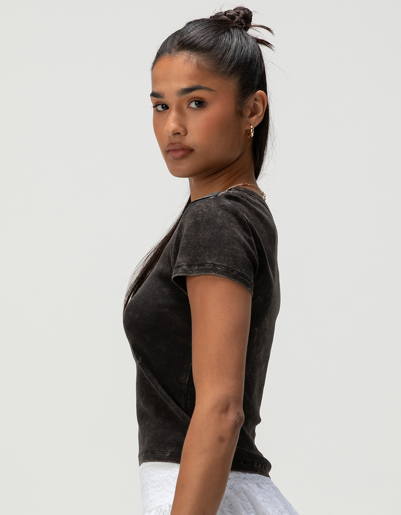 FULL TILT Chrome Butterfly Womens Tee image number 2