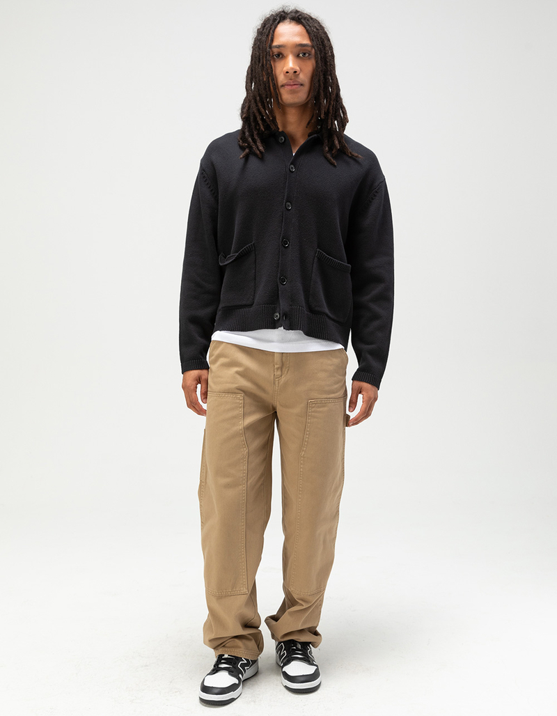 RSQ Mens Polo Sweater - BLACK