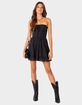 EDIKTED Liora Lacey Cotton Mini Dress image number 4