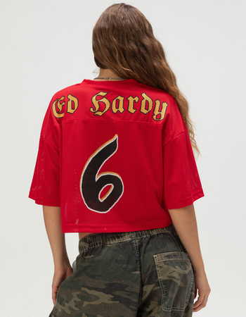 ED HARDY Panther Head Womens Jersey Tee Alternative Image