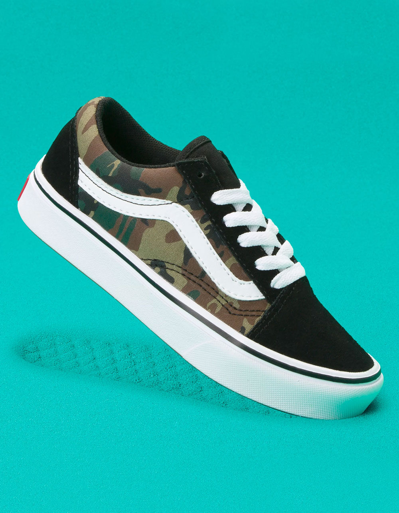VANS Old Skool Juniors Camo Shoes image number 0