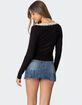EDIKTED Tracey Lace Trim Top image number 5