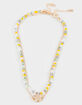 FULL TILT Beaded Floral Layered Necklace image number 1