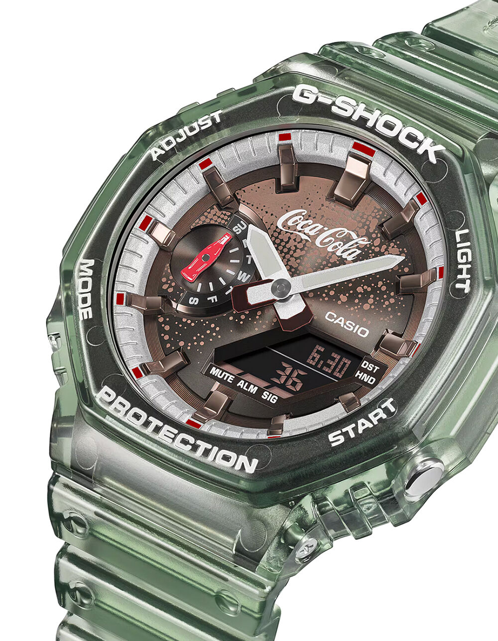 G-SHOCK x Coca-Cola GA2100CC-3A Watch - GREEN - ONE SIZE | Tillys
