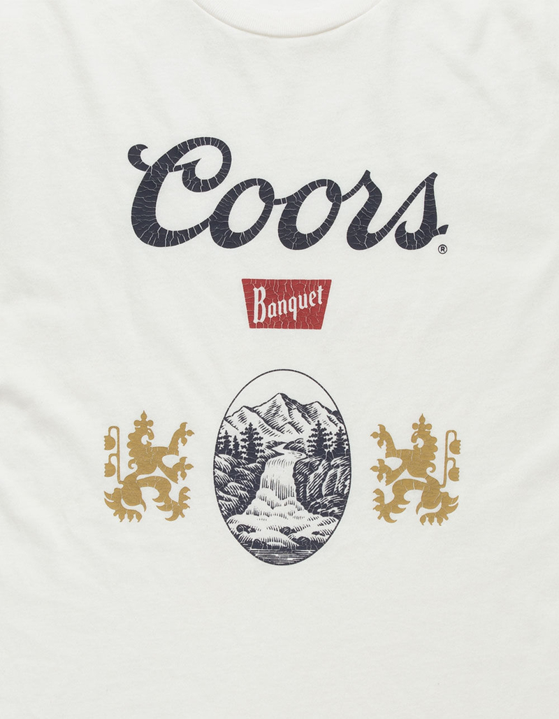 BRIXTON x Coors Hops Off White Mens T-Shirt image number 1
