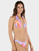 HURLEY Island Floral Convertible Halter Womens Bikini Top image number 4